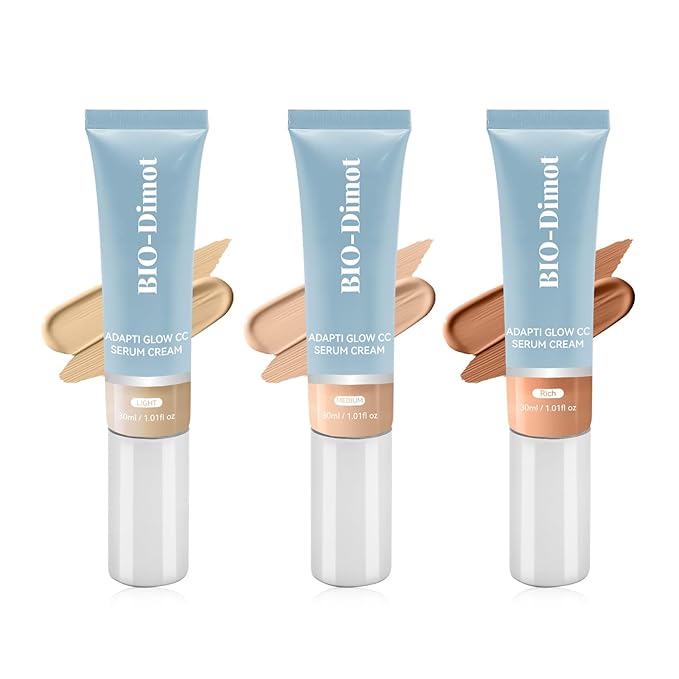 GROEI-CC Serum Cream – Color Correcting & Hydrating Formula for Radiant Skin – Available in Light, Medium, and Rich – 30ml / 1.01 fl oz(medium)