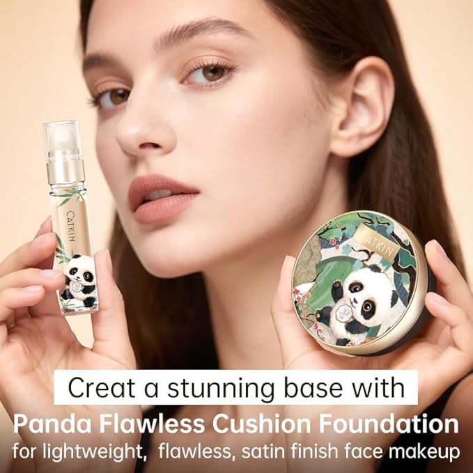 CATKIN Full Coverage Dual-Ended Liquid Concealer Eraser Dark Circles Treatment, Creamy Blendable smooth formula for Blemishes Redness, Long Lasting Waterproof, Sponge Tip Included 5g C05 SAND