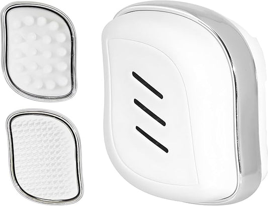 2-in-1 Scalp Massager Shampoo Brush,Scalp Dandruff Removal with Soft Silicone Bristles,Wet & Dry Scalp Care Head Scrubber Hair Washing,Comfortable for All Hair Types