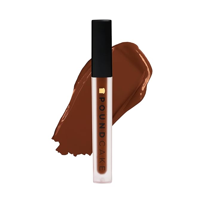 Pound Cake Cake Batter Liquid Lipstick – Long-Lasting, Semi-Matte Liquid Lipstick – Hydrating, High-Pigment Lip Stain with Avocado Oil – Shades for All Skin Tones – 0.13 oz, (Coffee)