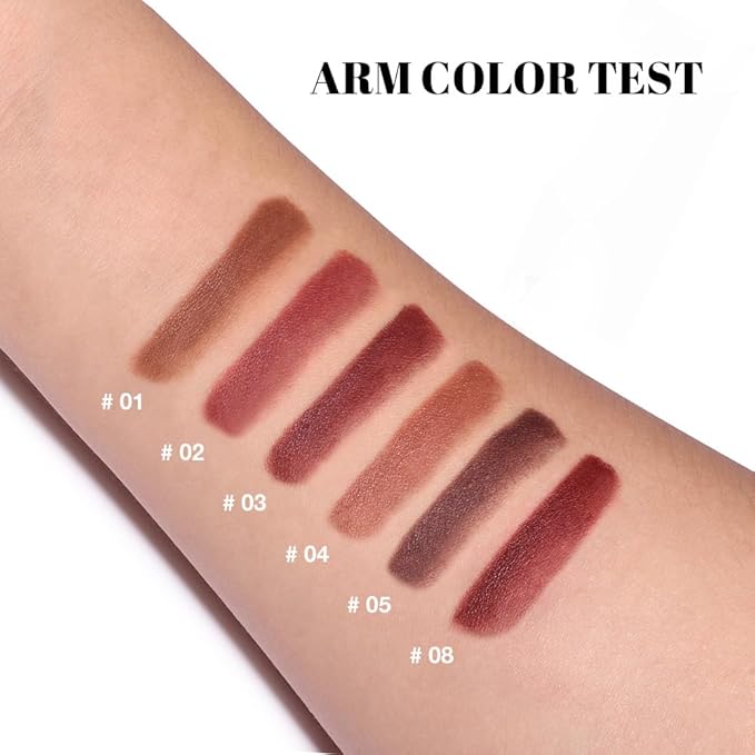 3Pcs Lip Liner and Lipstick Combo Sets, Gradient Matte lip bar matte lipstick And Lip Liner Set, Contour Gradual Ombre Effect Lip Pencil For Old Women, Long Lasting Waterproof Smudge Proof Lipstick