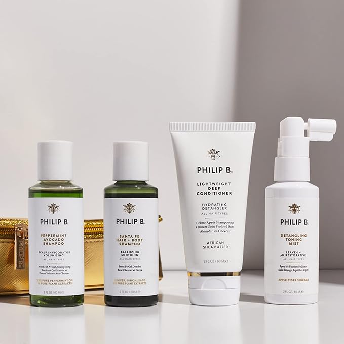 PHILIP B Lightweight Deep Conditioner, 2 fl. oz. (60 ml) - Hydrating Detangler, Adds Moisture, Shine and Smoothness, For All Hair Types