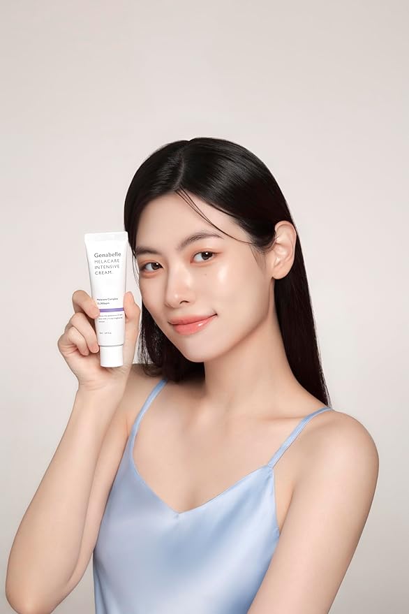 Genabelle Melacare Intensive Cream – Targeted Care for Uneven Skin Tone, Hydrating & Nourishing Daily Moisturizer with Niacinamide and Tranexamic Acid 1.69 fl oz