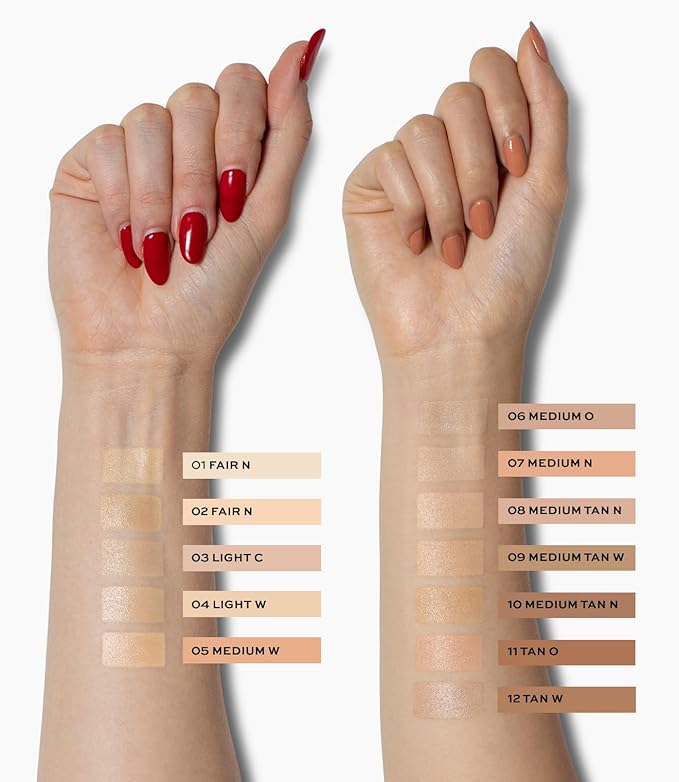 MAKE Beauty Skin Mimetic Concealer Buildable Medium Coverage Hydrating Concealer for Dark Circles Spot Concealing Brightening Crease-Free, Including Mature Skin. Radiant Finish. 16 Tan Deep Neutral