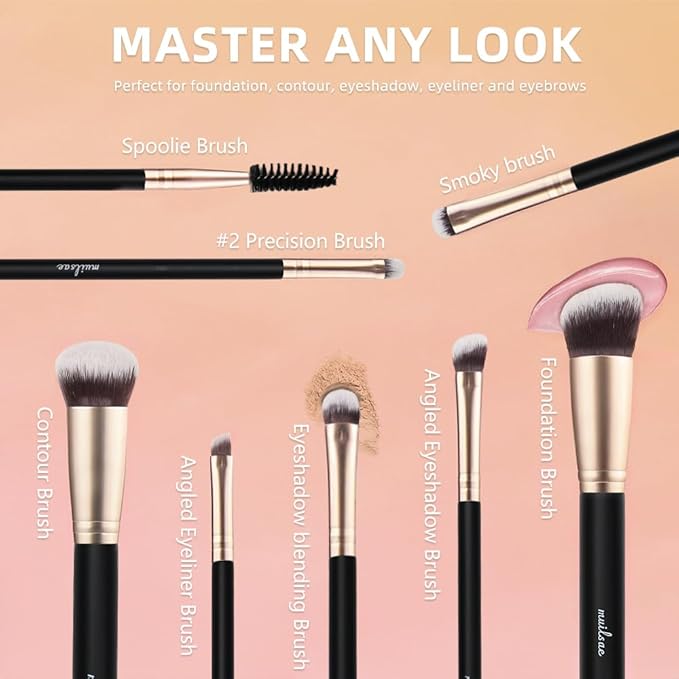 Eyeshadow Makeup Brush Premium Synthetic Contour Brush for Beginner & Professional (Contour Brush)