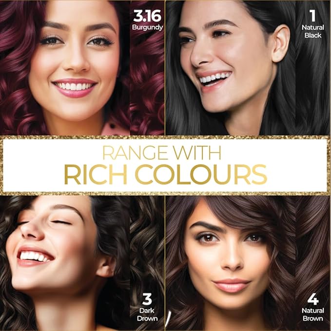 Streax Gel Hair Colour for Women & Men, Natural Brown 4, 150ml|Hair Colour Brown|100% grey coverage |Long Lasting Hair Color, easy to use| Ammonia Free Hair Color, No Paraben & Sulphate