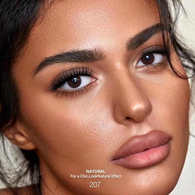 3D Clear Band Lashes 14mm Natural Soft Faux Mink Lashes C/D Curl Cat Eye Wispy Fake Eyelashes Short Cross Reusable False EyeLashes 7 Pairs (No.207)