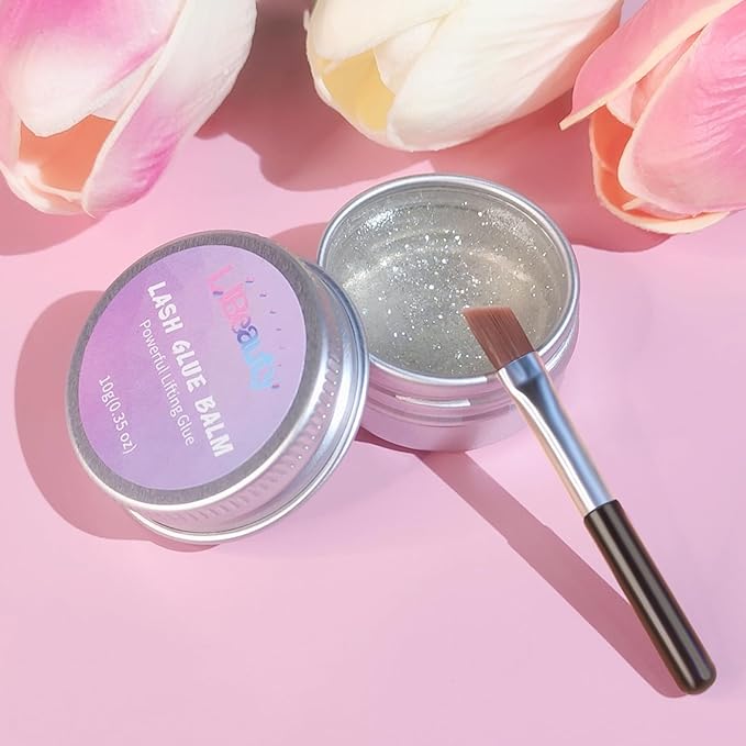 Libeauty Lash Lift Glue Balm Lash Lift Adhesive Strong Sticky Fruit Flavor Eyelash & Eyebrow Perm Glue Balm Brow Lamination Gel