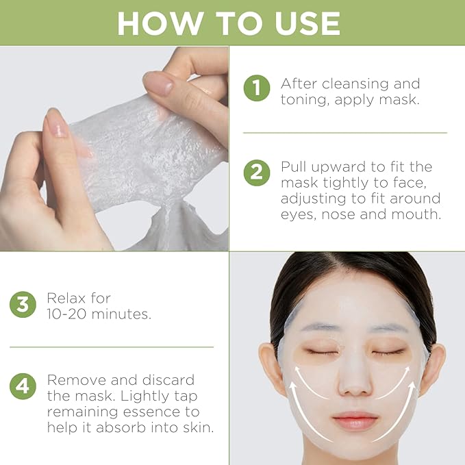 Mediheal Official Best Korean Sheet Mask - Tea Tree Essential Face Mask 4 Sheets Skin Soothing Treat Blemishes Sebum Control For All Skin Types