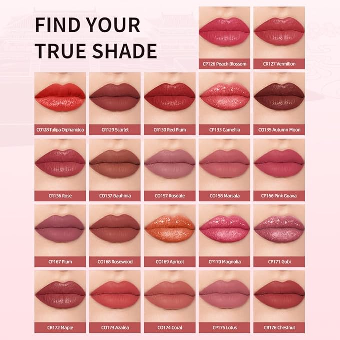 Catkin Semi-Matte Lipstick Hydrating High Impact Color Infused with Vitamin E and Avocado Oil Smooth Soft Texture Long Lasting Matte Finish 175