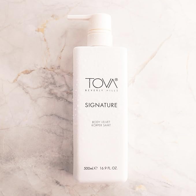 Tova Signature Body Velvet Lotion with Pump – Nourishing Shea Butter Body Lotion for Women, Hydrating & Moisturizing – USA-Made & Cruelty-Free – 16.9 fl oz