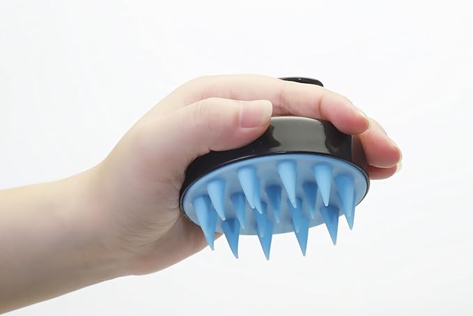 2-Pack Scalp Massager Shampoo Brush - Soft Silicone Exfoliating & Relaxing Head Massage Tool for Dry/Wet Hair Care - Relieves Stress, Dandruff & Itchy Scalp