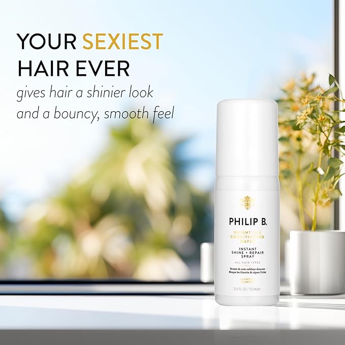PHILIP B Weightless Conditioning Water, 2.5 fl. oz. (75 ml) - Restores Bounce and Smoothness, Giving Hair Shine & a Fuller Appearance
