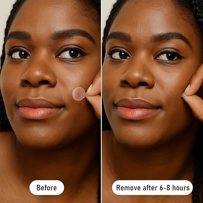 Invisible + with Salicylic Acid | Hydrocolloid Patches for Daytime Acne, 100% Undetectable Under Makeup (62 Count)