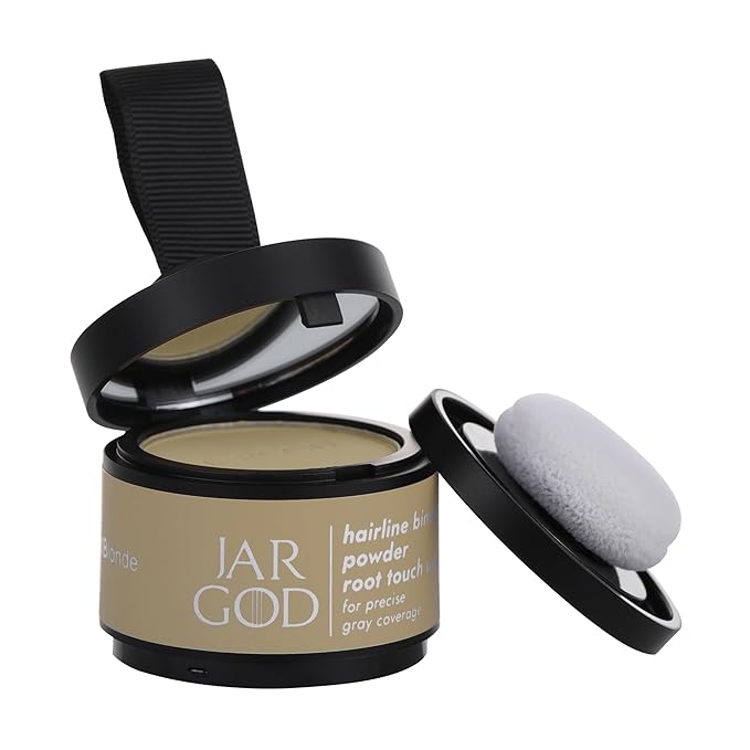 Root touch up powder Hairline Powder for root cover up temporary root concealing powder for Women & Men, for instant gray hair cover up (Dark Blonde, 0.14 Ounce (Pack of 2))