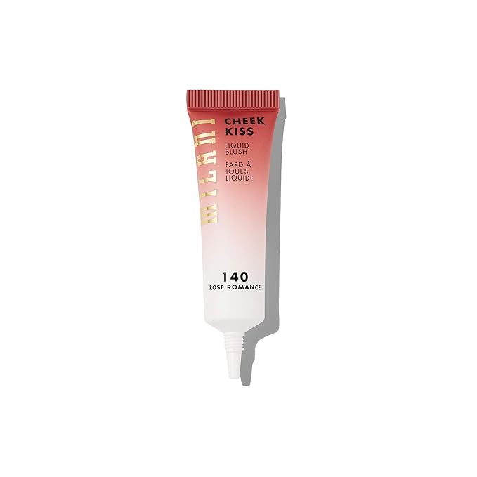 Milani Cheek Kiss Liquid Blush Makeup, Lightweight, Blendable & Buildable for Radiant Flushed Cheeks, Skin-Loving Formula - Rose Romance