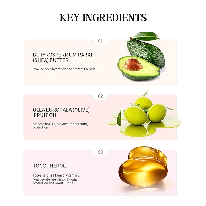 Summer Special Lip Butter Balm - Ultra-Hydrating, Nourishing Lip Care with Natural Ingredients, Shea Butter & Olive Butter, Soothes & Softens Dry Lips (#4 Cake (glitter), 0.5 Fl Oz (Pack of 1))