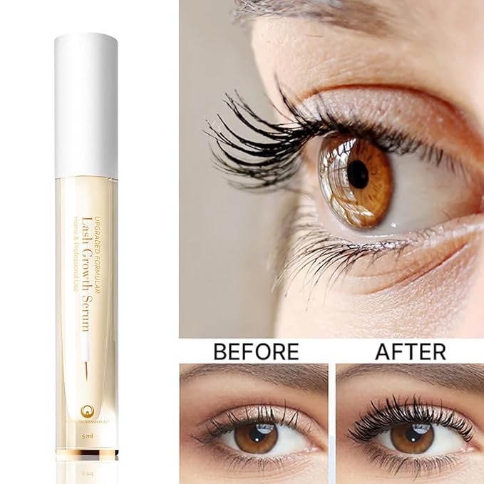 Lash Growth SET, Eyelash Serum for Longer and Healthier lashes, Eyelash Enhancer, brow serum, hair growth serum, Made in Korea. 5ml
