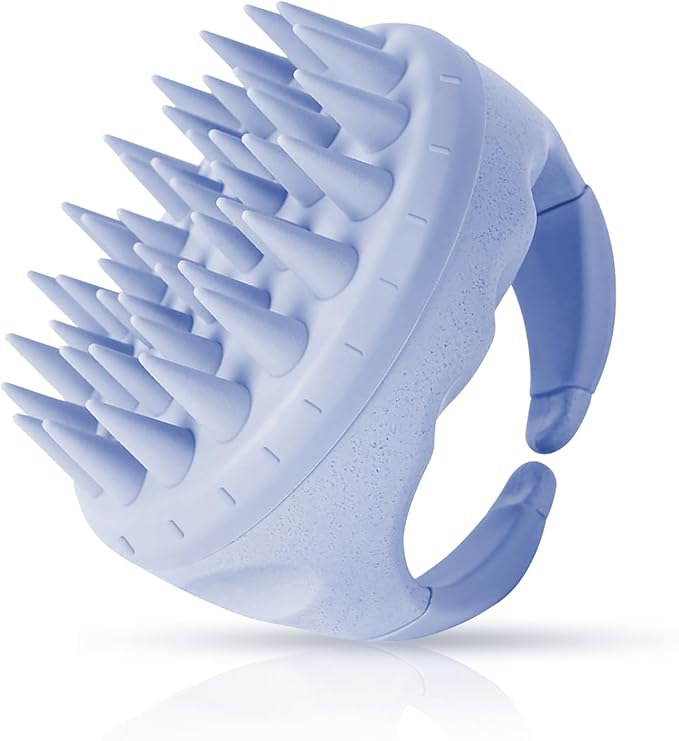 SetSail Hair Scalp Massager Shampoo Brush, Soft Silicone Hair Scalp Scrubber with Ergonomic Handle Dry and Wet Use Hair Scalp Brush for Hair Growth, Dandruff Removal, Blood Circulation for Women Men