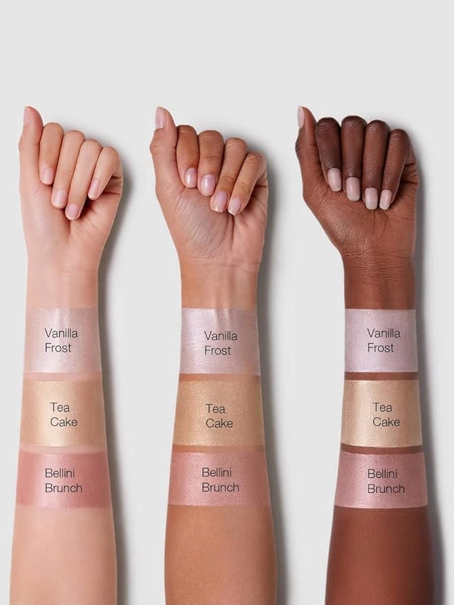 SHEGLAM Glow Bloom Liquid Waterproof Highlighter Long Lasting Cream Highlighter with Shimmer Dewy Finish - Vanilla Frost