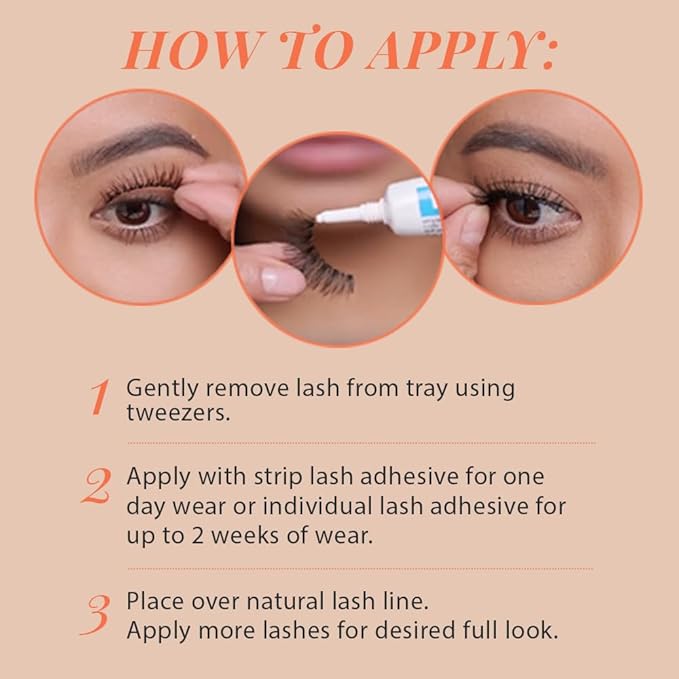 Ardell Naked Lashes Natural 423 with Invisiband – Lightweight Strip Lashes, Eyelashes Natural Look for Everyday Wear, 4 Pairs