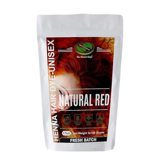 Natural Red Henna Hair Color/Dye 3 Pack - The Henna Guys