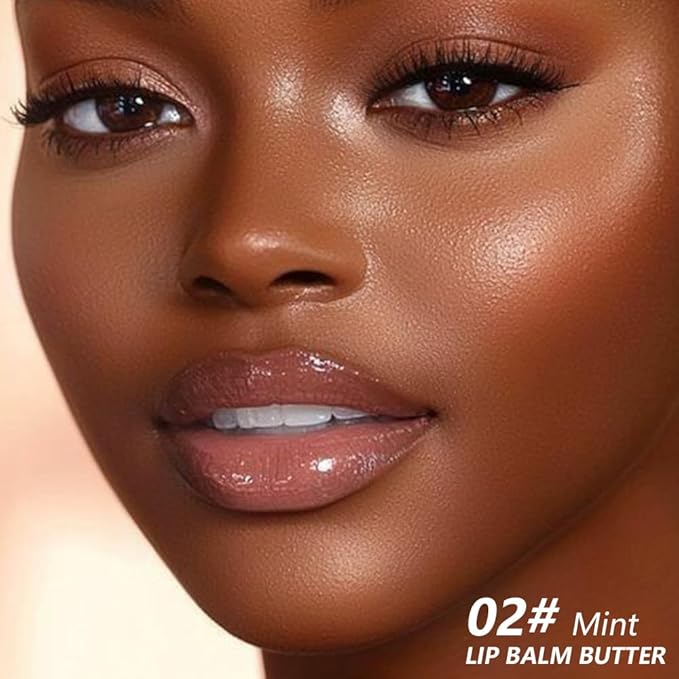 Summer Lip Butter Balm Lip Gloss, Ultra-Hydrating Natural Vegan Lip Balm, Sheer-Tinted Shine & Hydration, Soothes & Softens Dry Lips Skincare, Bálsamo labial hidratante #2 Mint