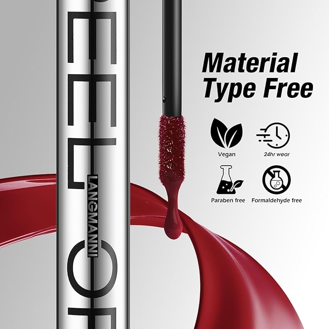 LANGMANNI Long-Lasting Peel Off Lip Liner Set, Waterproof & Smudge-Proof Matte Lip Liners Gift Makeup For Girls（#3）