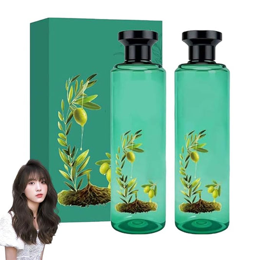 Long-Lasting Botanical Essential Oil Hair Dye,260ML Mild Formula Plant-Based Long Lasting Hair Dye Set(A+B),Plant-Based Hair Color for Gray Coverage,for All Hair Types