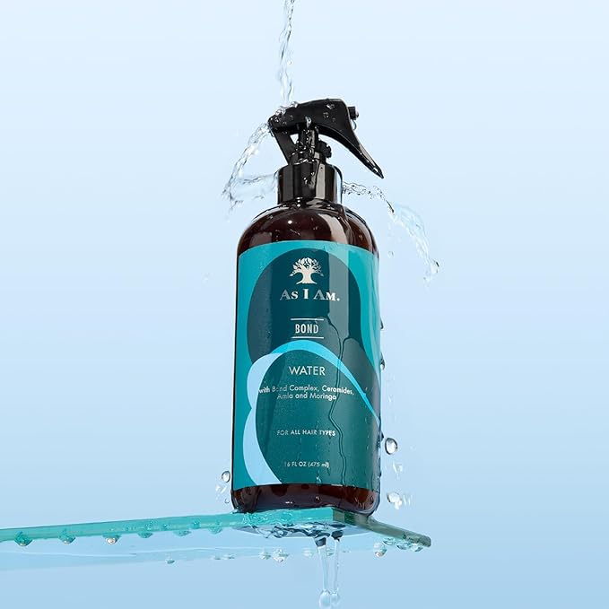 As I Am Bond Water - 16 oz - with Moringa, Amla, & Ceramides - Hair Repair Treatment For Damaged Hair