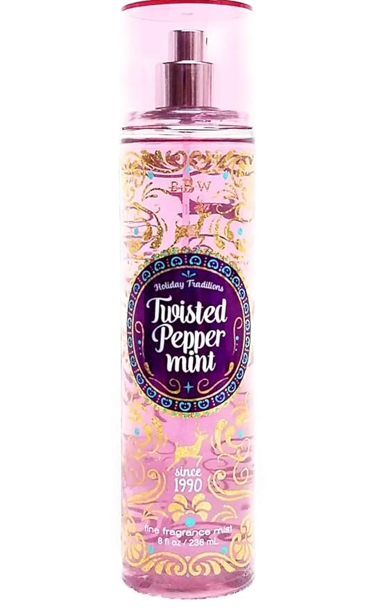 Bath & Body Works Twisted Peppermint Fine Fragrance Mist, 8 Fl Oz