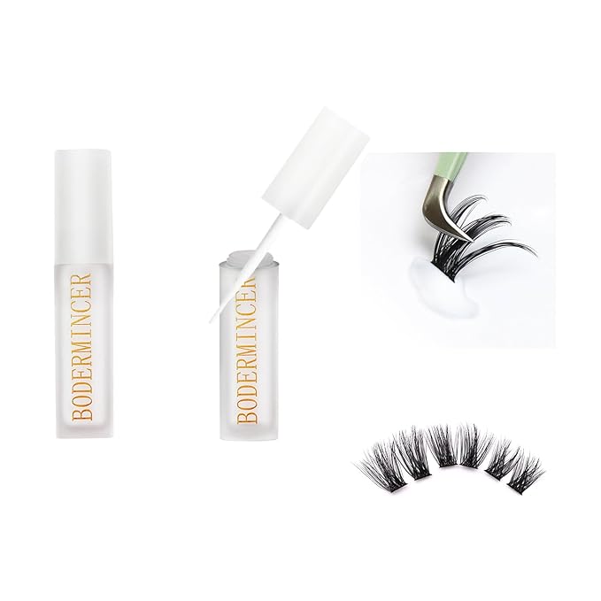 Bodermincer 120 Clusters 10mm+12mm/12mm+14mm/14mm+16mm Mixed Wide Cluster False Eyelash Individual Cluster EyeLashes Grafting Fake False Eyelashes Eyelash Extension (DIY Eyelash Extentions Kit)