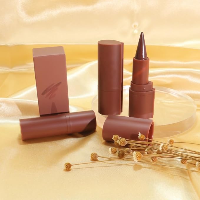AMY'S DIARY Mocha Matte Crayon Lipstick Lip Makeup, matte lipstick crayon chocolate Lipstick Longwear Up To 24Hrs, Lead The Way,Smudge Waterproof for Women Smudge Waterproof for Women (1#Mocha, 1 pc)