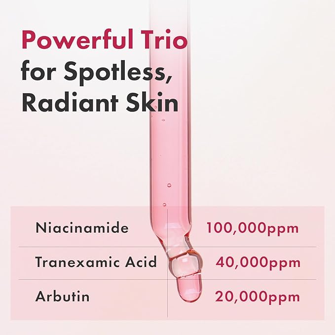 TOSOWOONG Niacinamide 10% + Tranexamic Acid 4% Serum, Arbutin 2%, Hyaluronic Acid, TXA Facial Serum, Glass Skin, Clarifying, Radiant Complexion with Natural Color, Korean Skin care, 33ml, 1.11 fl.oz.