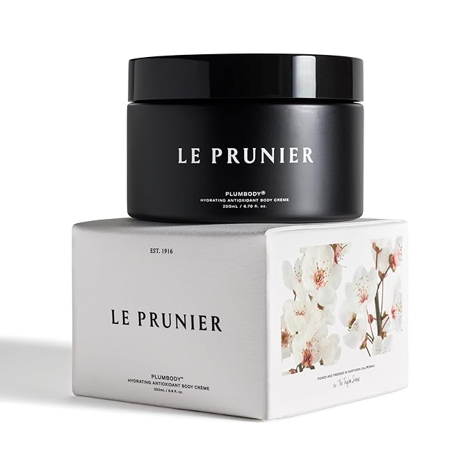 Le Prunier Plumbody™ – Clinically Proven Firming & Hydrating Body Cream with Midnight Muir® Plum Extract | Clean Vegan Antioxidant Body Lotion for Smooth, Radiant, Youthful Skin | 6.8 fl oz