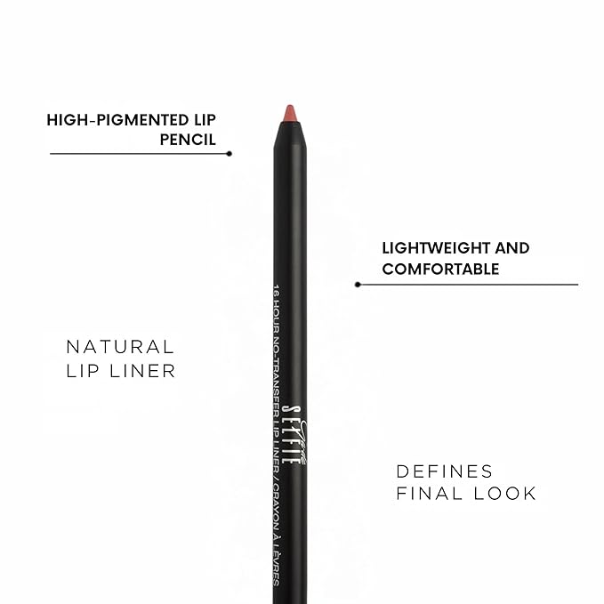 GA-DE Selfie 16 Hours Lip Liner, 850 - Long-Lasting, Transfer-Resistant Lip Liner Pencil - Lightweight, Creamy Soft Texture, High-Pigmented - 0.02 oz