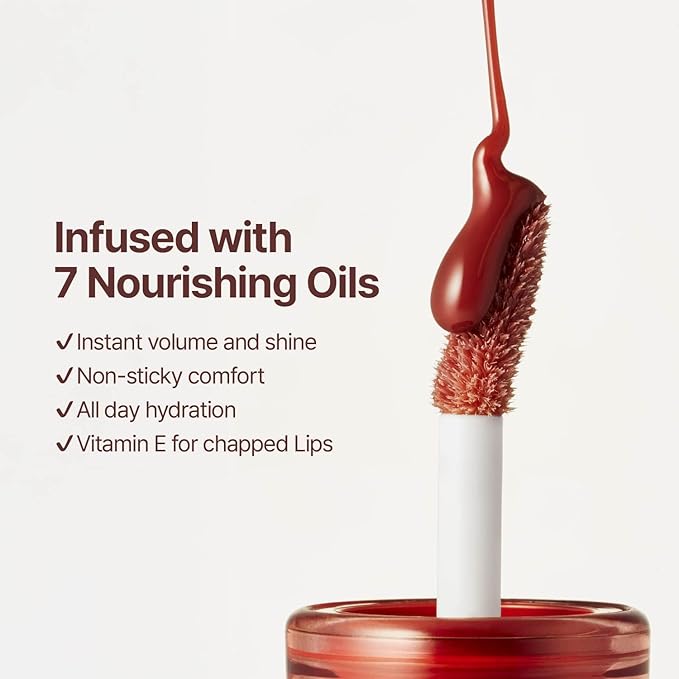 fwee 3D Voluming Gloss 30% (Sheer) | Aengdu 30% l High Shine, Non-Sticky Lip Gloss for Makeup | Long-Lasting, Moisturizing Gel Formula | 30%, 70% Pigment Options | 5.3g