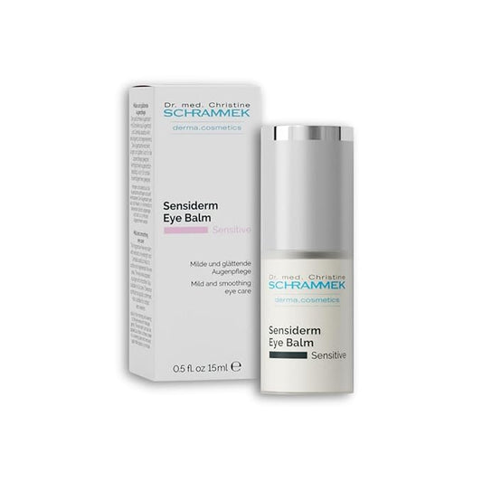 Schrammek Sensiderm Eye Balm – Intensive Care for Dark Circles, Puffiness, and Crow’s Feet – Gentle Formula with Eyebright and Centella Asiatica – Smooths and Hydrates – Dr