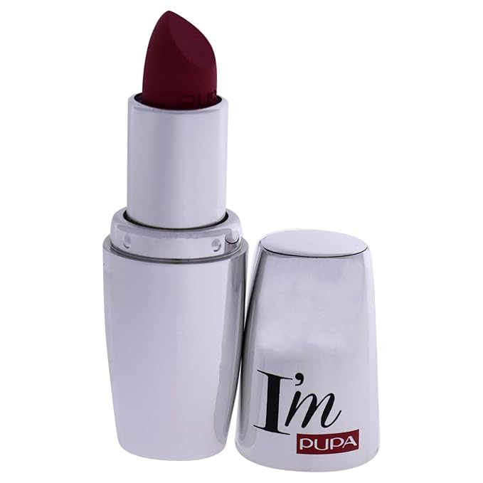 Pupa Milano I'm Matt Pure Colour Lipstick, 050 Runway Fuchsia, 3.5 g