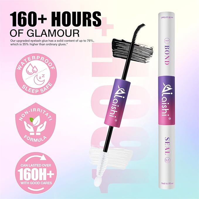 Lash Clusters Kit, DIY Cluster Eyelash Extensions 9‑16mm, 30D+40D+50D, 240pcs Fluffy D Curl Natural Lashes with Lash Bond and Seal,Tweezers–Waterproof Fake Cat Eye Wispy Individual Clusters(MIX3-1-S)