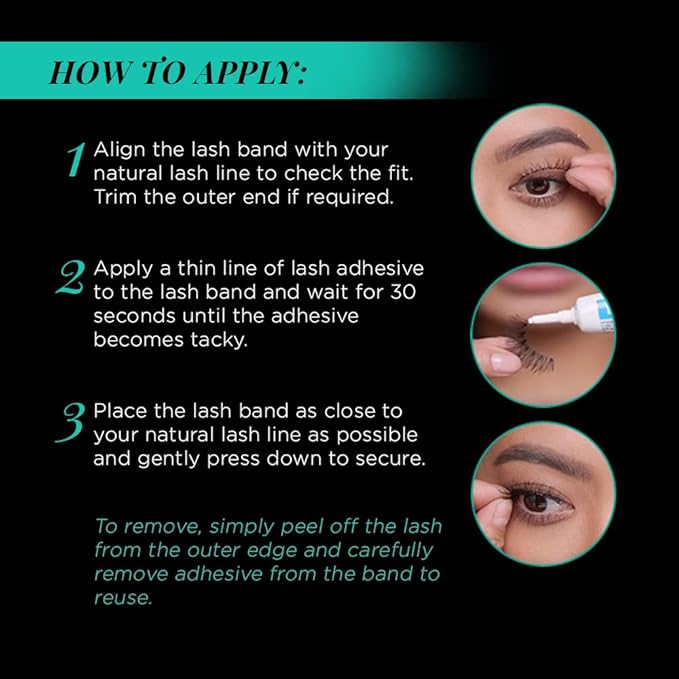 Ardell Natural Lashes False Eyelashes 109 - Black, Reusable Strip Lashes Lash Enhancement for Everyday Wear, 4 Pack