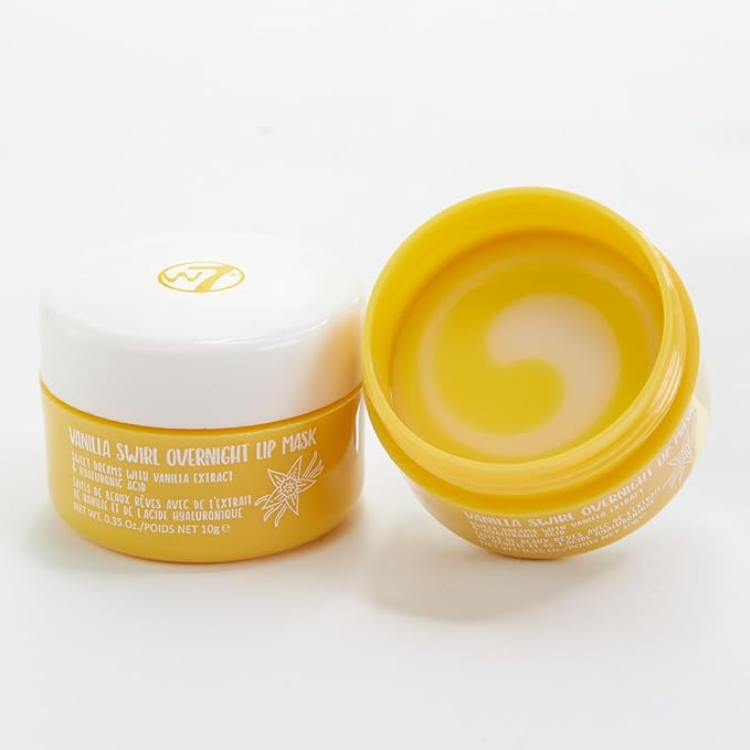 W7 Sweet Dreams Overnight Lip Mask Gift Set - Cherry, Watermelon, Bubblegum & Vanilla - Mini Lip Treatments - Stocking Stuffer