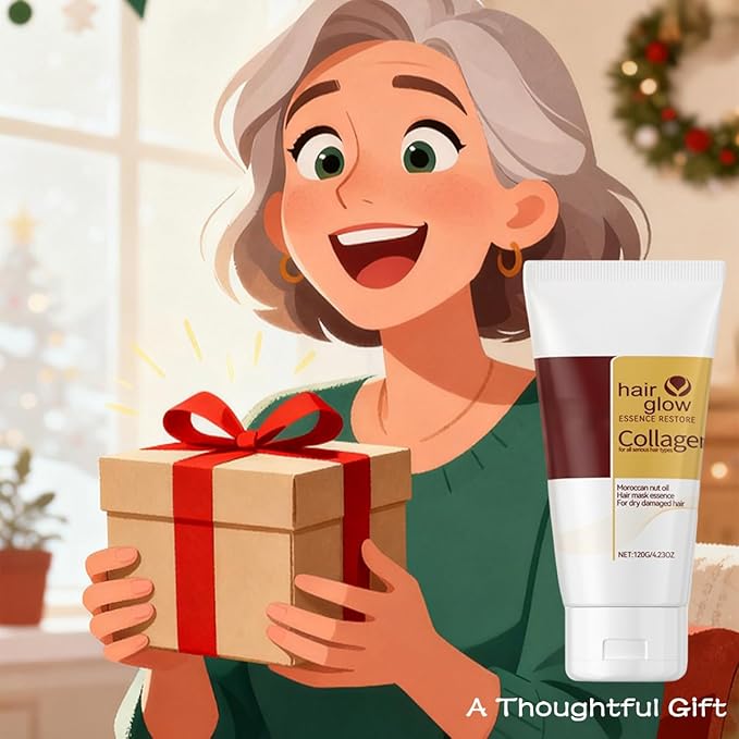 Collagen Hair Deep Repair Conditioning, Argan Oil Hair Mask Serum, Moisturizing Collagen Hair Mask for More Hair Types(4.23Oz/Pcs) (2Pcs)