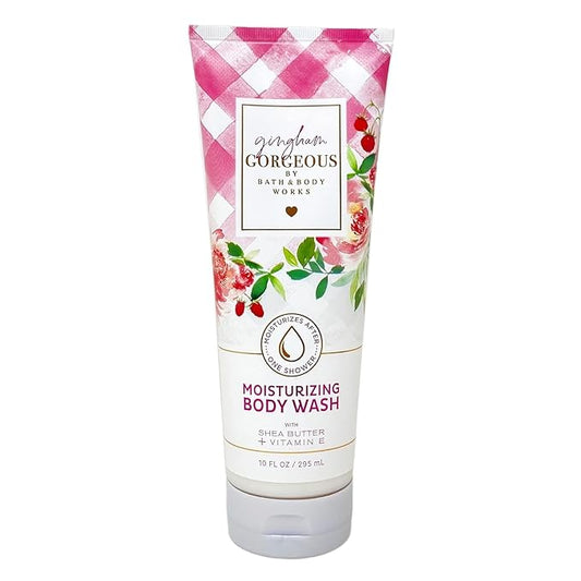 Bath & Body Works Gingham Gorgeous Moisturizing Body Wash 10 oz (Gingham Gorgeous)