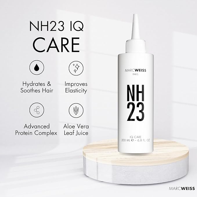 Marc Weiss NH23 IQ Care Rapid Hair Repair Treatment (6.8 fl oz) | Restores Shine, Strength & Smoothness | Results in Just 23 Seconds | Lightweight, Color-Safe Deep Repair for All Hair Types