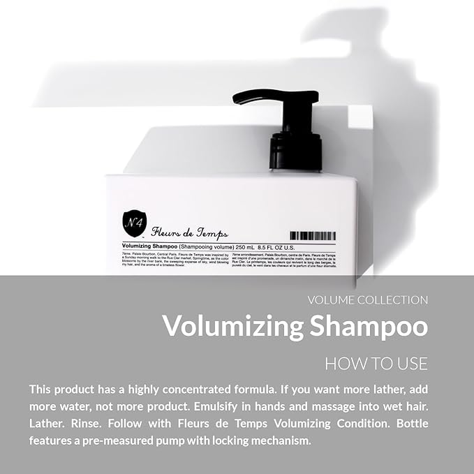 Number 4 Hair Shampoo for Women and Men, Volumizing Shampoo, 8.5 oz