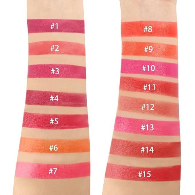 Kaely 15 Colors Matte Red Lipstick Palette for Women, Professional Lip Color Palette Makeup, Pro Lip Gloss Long Lasting Waterproof, labiales mate 24 horas originales matte larga duracion