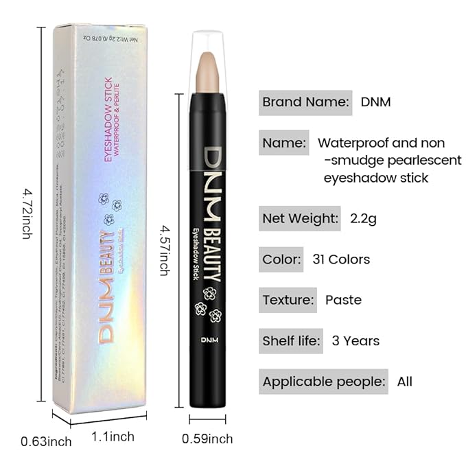 Kaely Cream Eye Shadow Sticks, Trift Shop Matte Eyeliner Pencil Eyeshadow Palette Makeup, Eye Highlighter Brightener Stick for Older Women Waterproof Pigmented, sombras para ojos, New-78