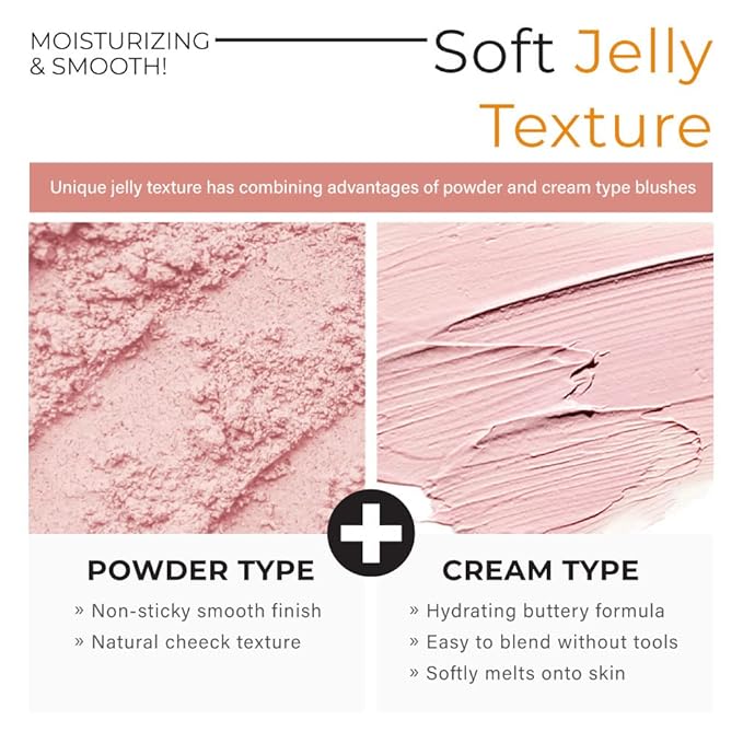 A'PIEU Juicy-Pang Jelly Blusher [PK01] – Soft Touch Blush for Cheek with Combined Cream & Powder Texture for Natural Dewy-Finish, No Fall-Out. 0.17 oz