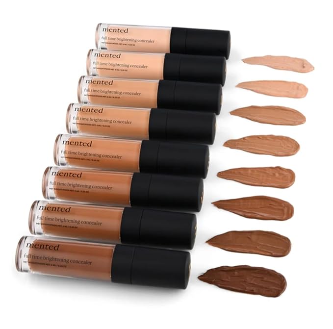 Mented Cosmetics Full-Time Eye Brightening Concealer for Women, Lightweight Full-Coverage Eye Makeup Concealer, Under Eyes Make Up Corrector, Blemishes & Contour, CEO